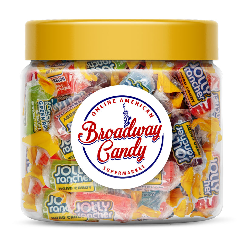 Jolly Rancher Hard Candy Assorted Jar 600g (Approx. 85 Pieces) by Broadway Candy