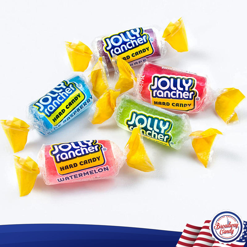 Jolly Rancher Hard Candy Assorted Jar 600g (Approx. 85 Pieces) by Broadway Candy