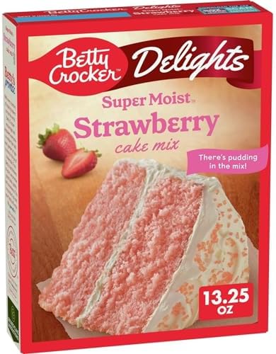 Betty Crocker Super Moist Strawberry Cake Mix 375g