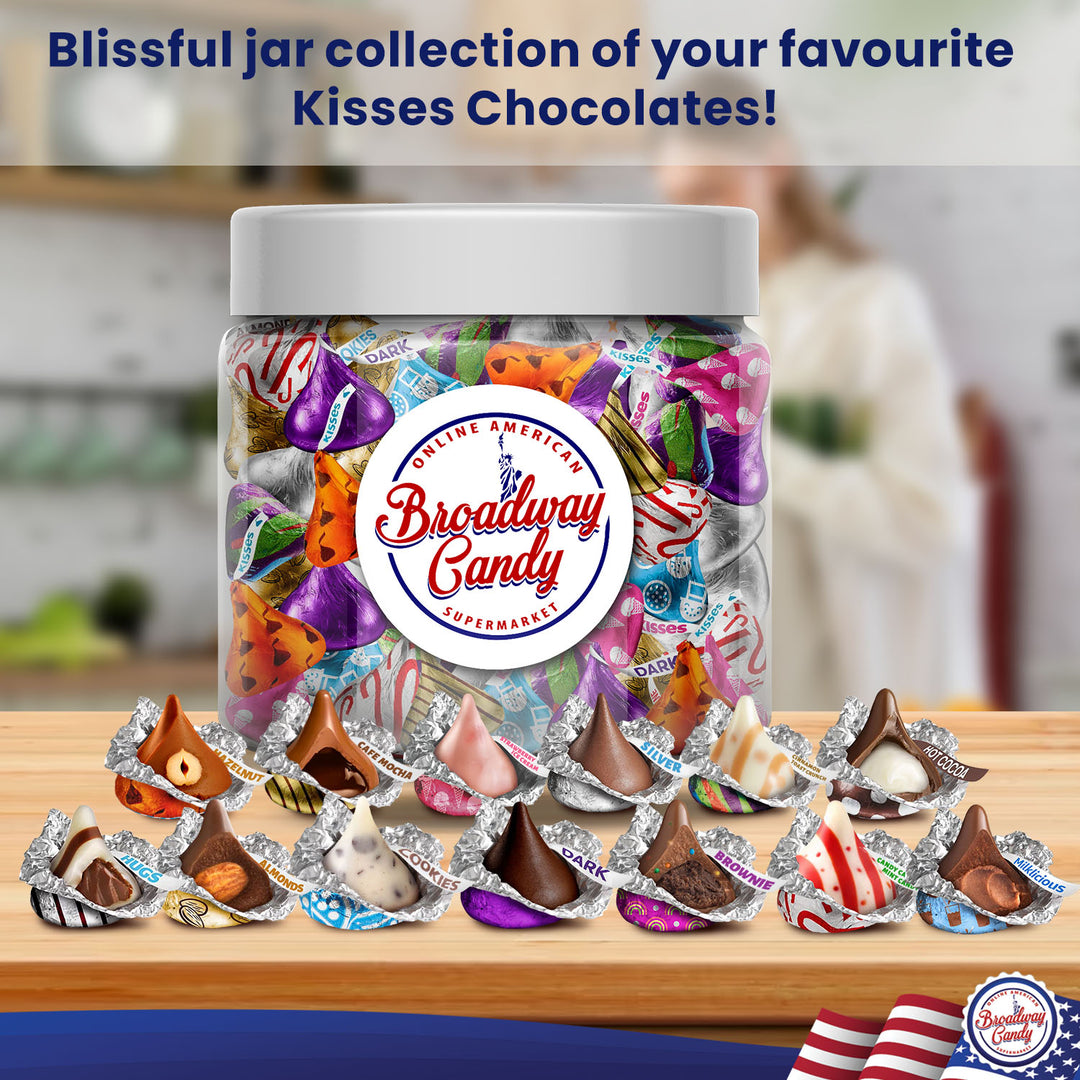 ♡candyさん専用 Blissful Kisses Jar 500g - American Chocolate Gift Hamper