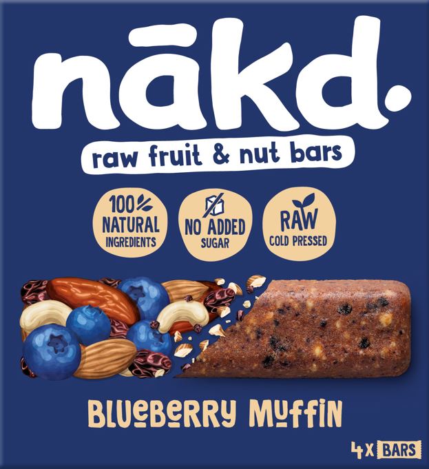 Nakd Bars Multipack Blueberry Muffin  35g