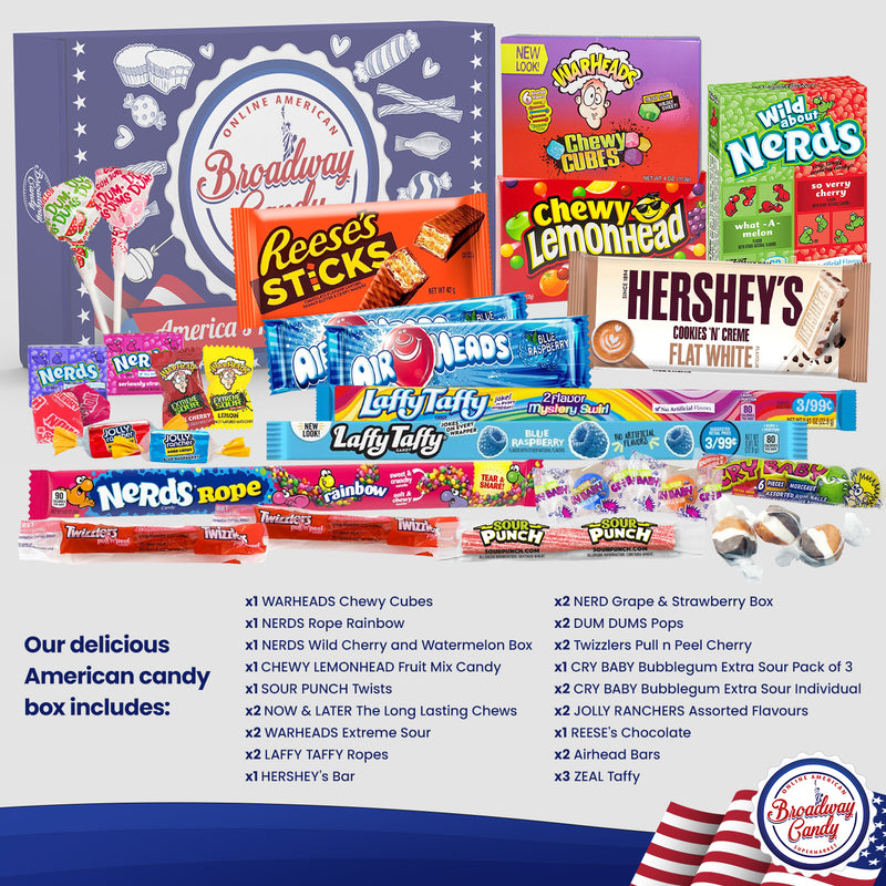 American Candy Gift Box | Sweet & Chocolate Hamper by Broadway Candy