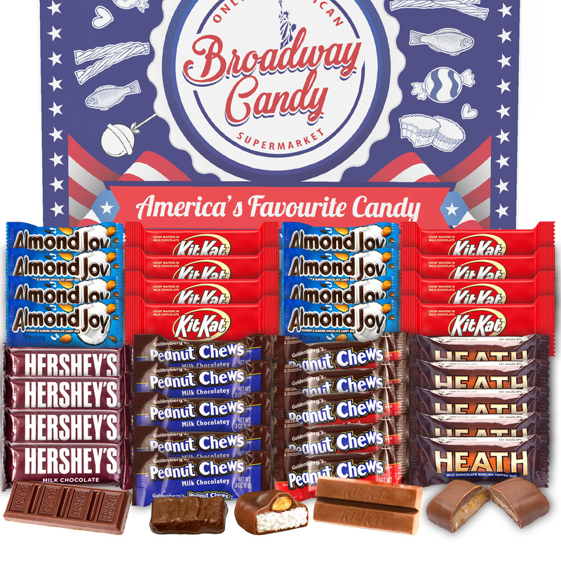 Mini Chocolates Hamper | 600g of American Bite-Sized Chocolates by Broadway Candy