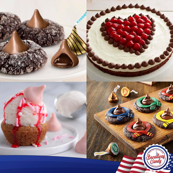 Blissful Kisses by Broadway Candy | 900g Assortment of Hershey's Kisse