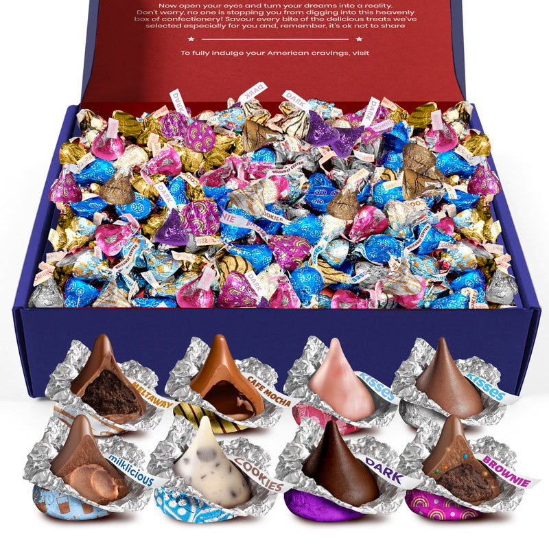Mega Box of Blissful Kisses by Broadway Candy| 2kg Assortment of Hershey&
