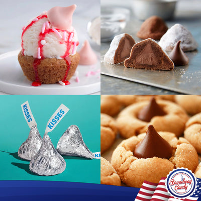 Mega Box of Blissful Kisses by Broadway Candy| 2kg Assortment of Hershey's Kisses