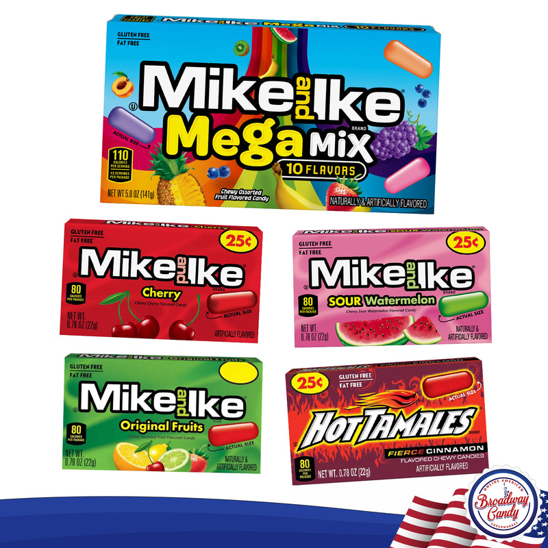 Mike & Ike Assorted Sizes Gift Box | 13 Pieces