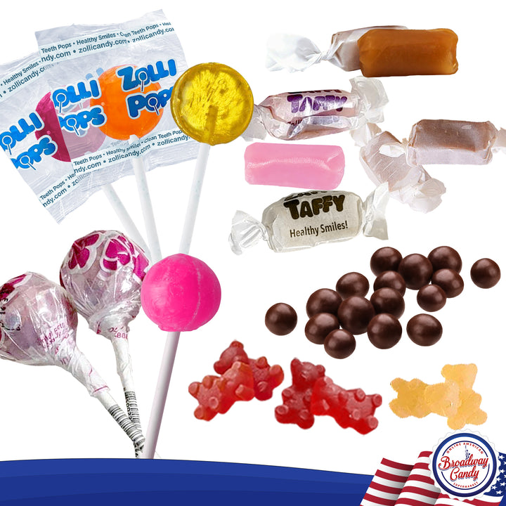 Zollipops Sugar Free Candy Variety | 17 Piece Assortment by