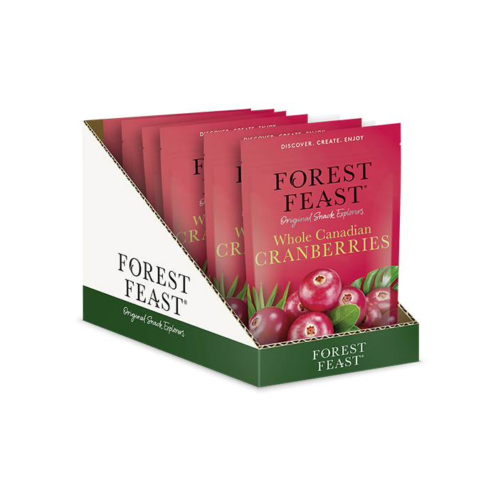 Forest Feast Pack of 6 x 170g Whole Canadian Cranberries