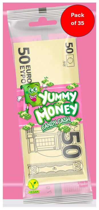 Yummy Money Candy Cash (10 sheets) 8g
