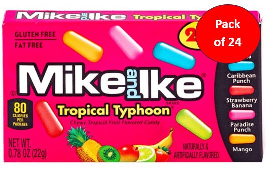 Mike & Ike Small Tropical Typhoon 22g