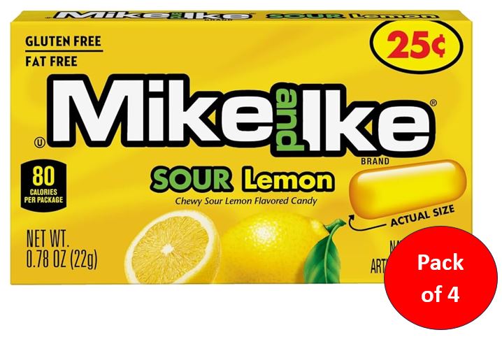 Mike & Ike SMALL Sour Lemon 22g