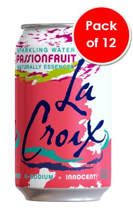 La Croix Sparkling Passionfruit 355ml (12oz)