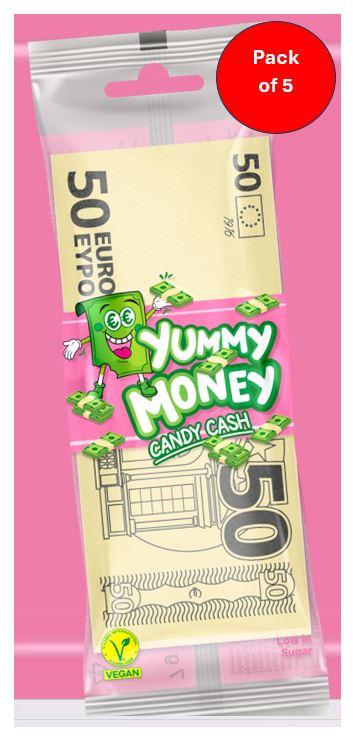 Yummy Money Candy Cash (10 sheets) 8g