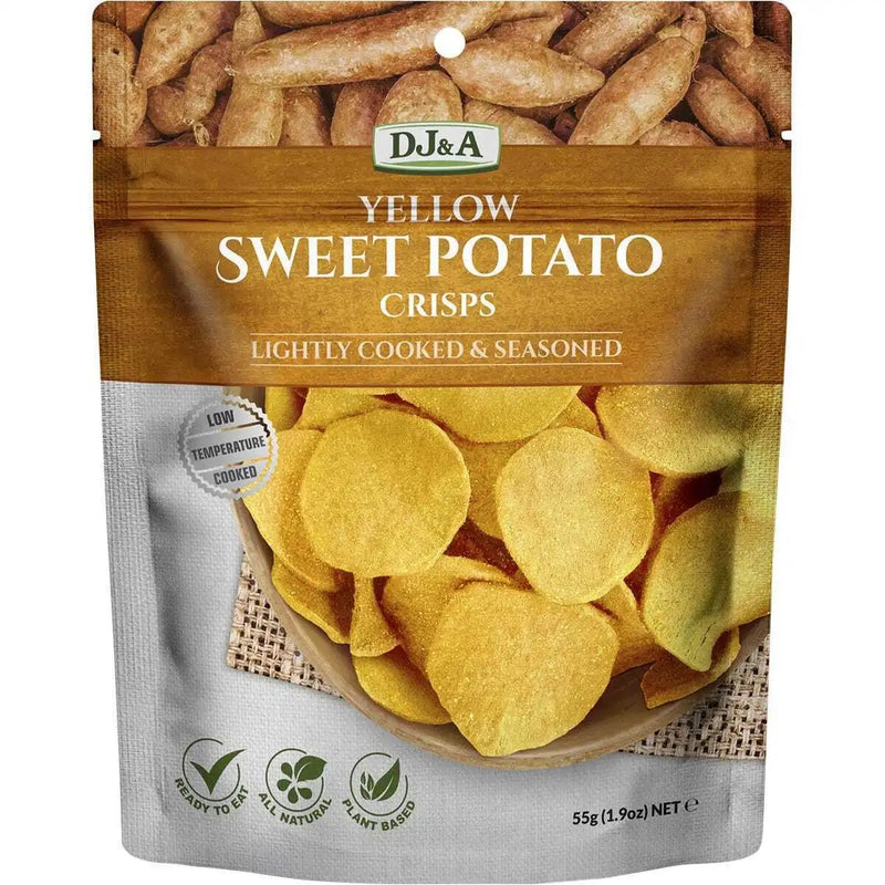 DJ & A Yellow Sweet Potato Crisps 55g