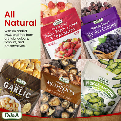 DJ & A Freeze Dried Fruit & Veggie Crisps Variety Mix | Pack of 5 by Broadway Candy