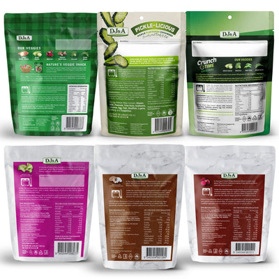 DJ&A Savory Snack Variety Pack of 6