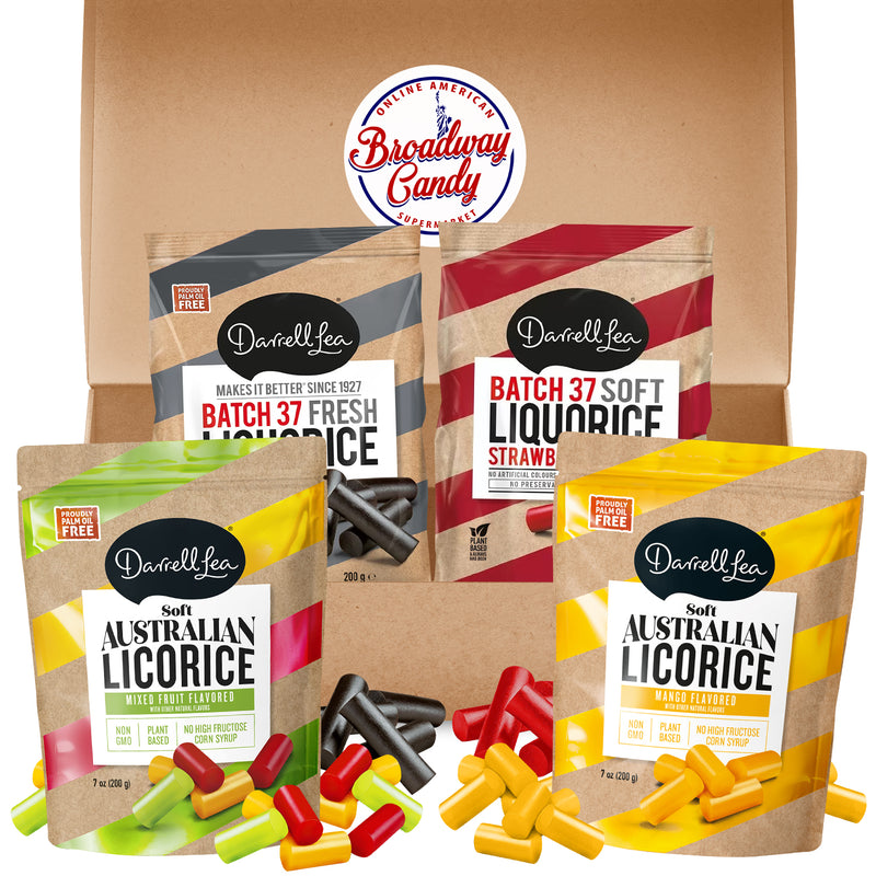 Darrell Lea Liquorice Variety | 4 Pack by Broadway Candy