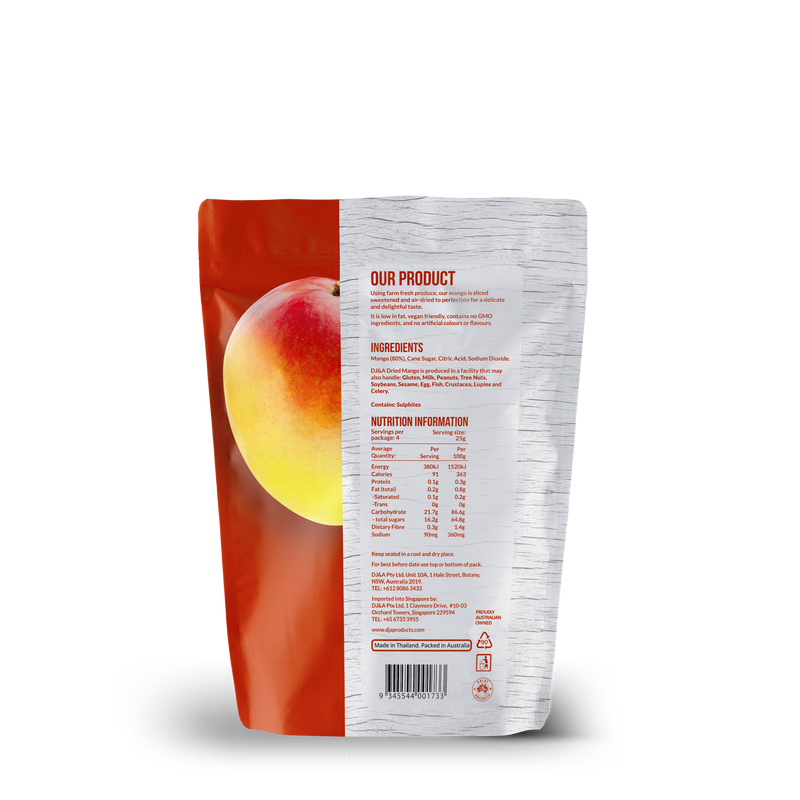 DJ & A Dried Mango 100g