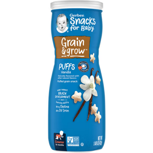 Gerber Graduates Puffs Vanilla 42g