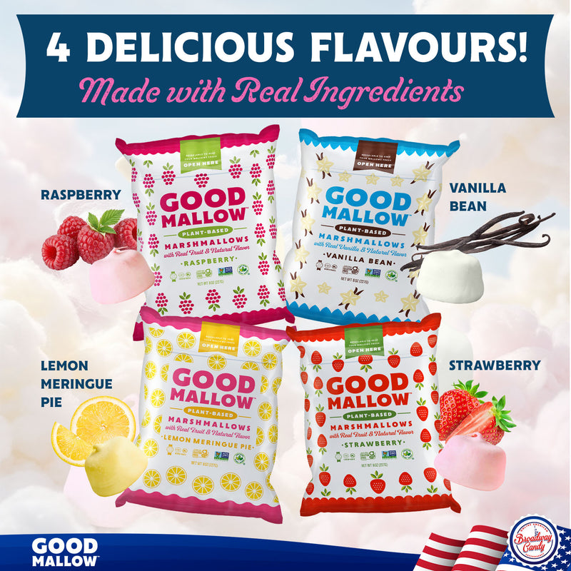 Good Mallow Variety Plant Based Marshmallows | Pack of 4