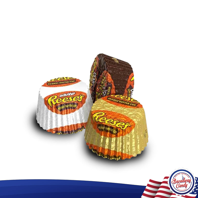Reese's Mini Cups Assortment - Individually Wrapped - White, Milk & Da ...