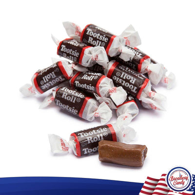 Tootsie Roll Individually Wrapped Candies Jar 450g (Approx. 65 Pieces) by Broadway Candy