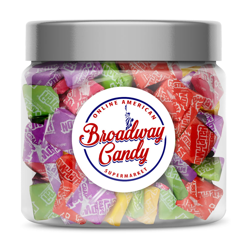 Now & Later Sweet & Sour Chewy Candy Assorted Jar 450g (Approx. 100 Pieces) by Broadway Candy