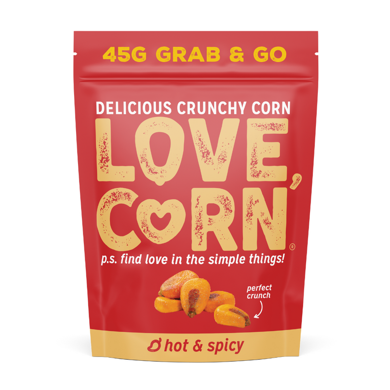 Love Corn Pack of 10 x 45g Habanero