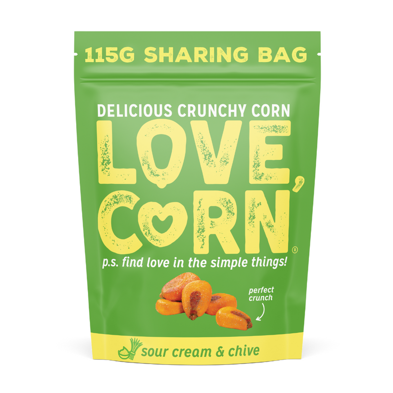 Love Corn LARGE Sour Cream & Chive 115g