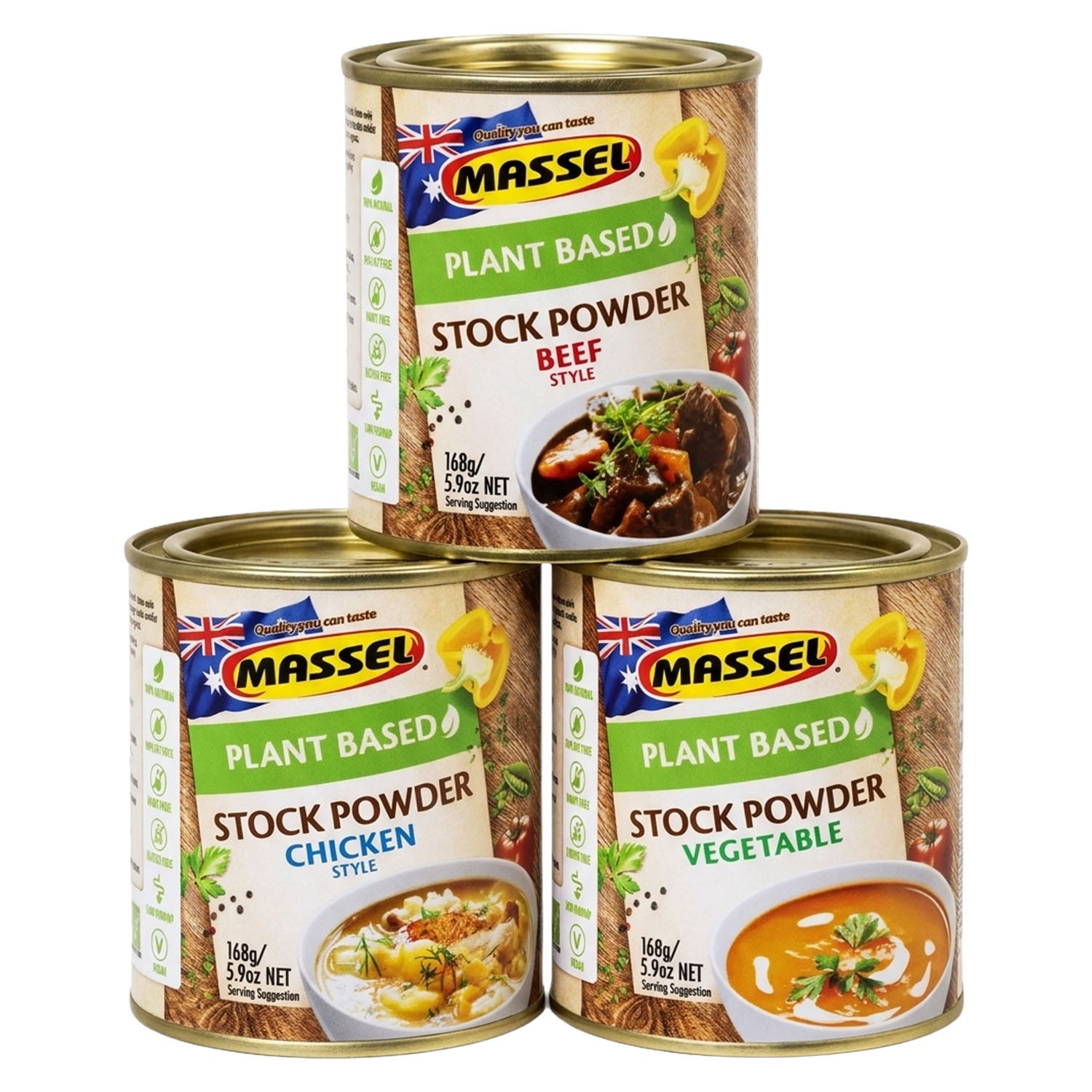Magsel Powder Massel Stock Powder Variety Pack, 3 x 168g – Broadway Candy