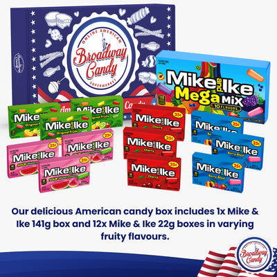 Mike & Ike Assorted Sizes Gift Box | 13 Pieces by Broadway Candy