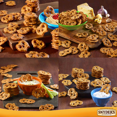 Snyder's Pretzel Crisps Variety | Pack of 4 by Broadway Candy