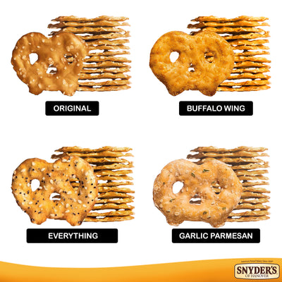 Snyder's Pretzel Crisps Variety | Pack of 4 by Broadway Candy