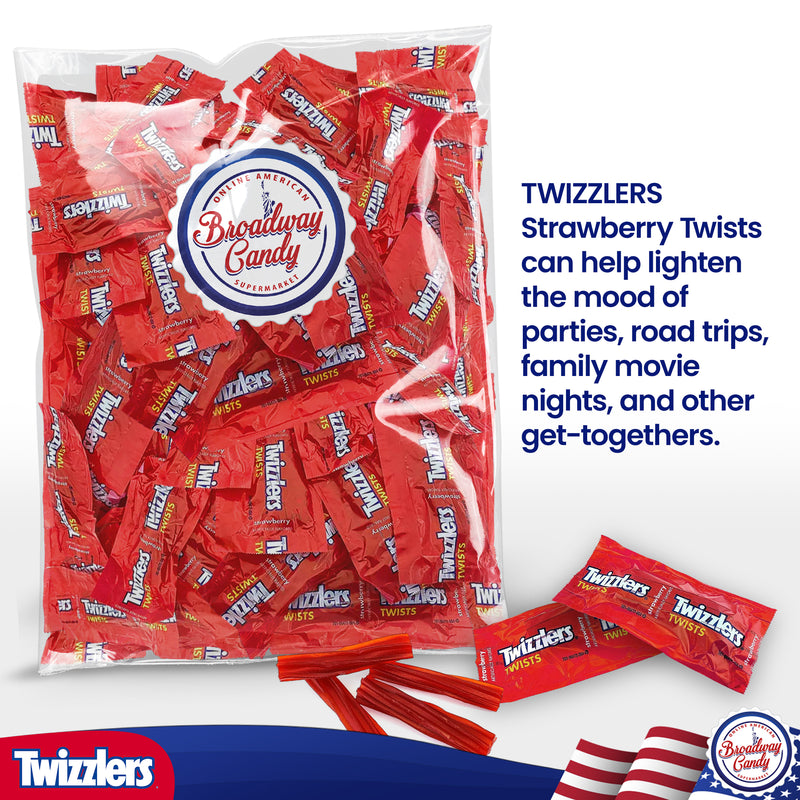Twizzlers Strawberry Twists 1Kg Bag