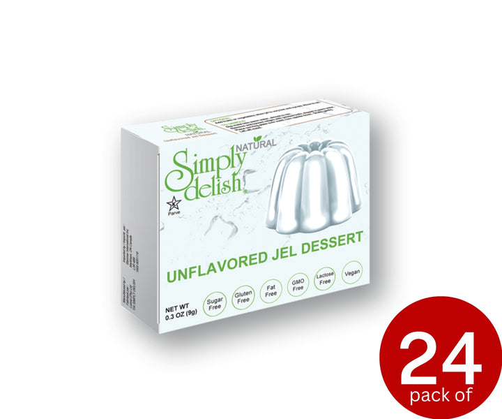 Simply Delish, Sugar-Free Jel Dessert, Unflavoured 9g – Broadway Candy