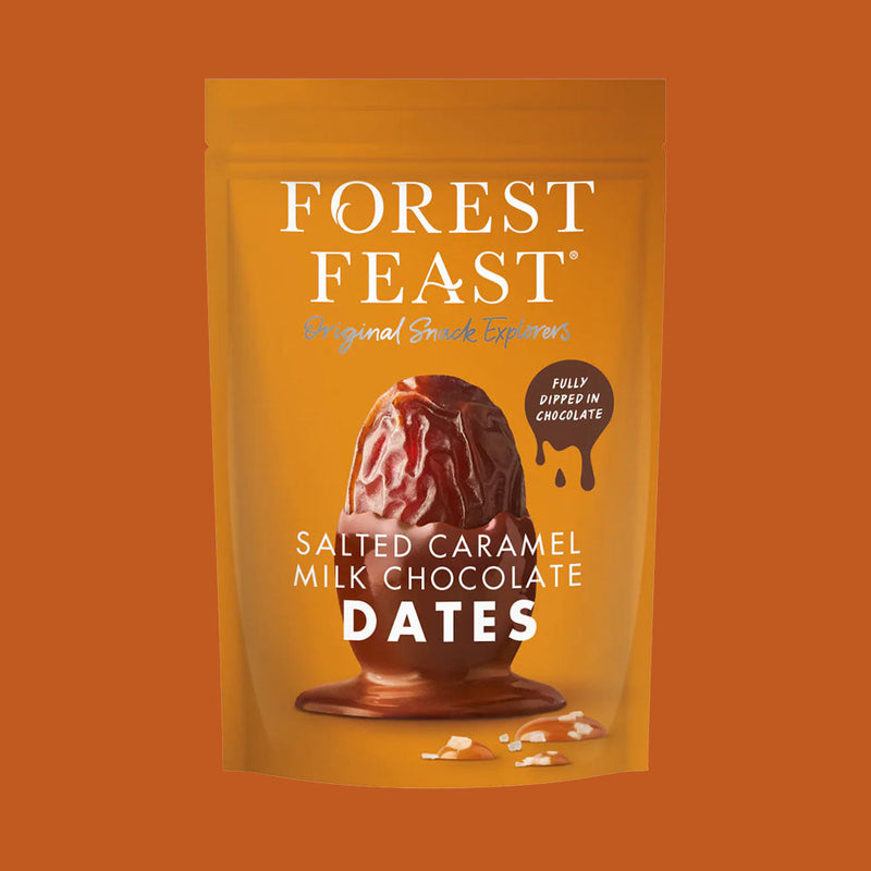 Forest Feast Salted Caramel Milk Chocolate Dates  NK 140g