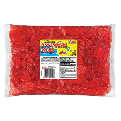 Swedish Fish Red Bag BULK NK 2.27kg (5lb)