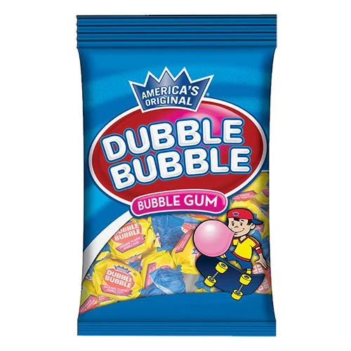 Dubble Bubble Bubble Gum Original Twists Peg Bag 127g (4.5oz)