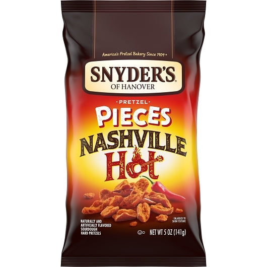 Snyders Nashville Hot Pretzel Pieces 141g (5oz)
