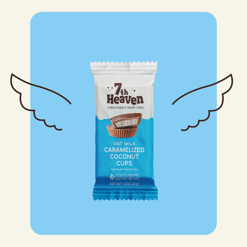 7th Heaven Coconut Cream Cups Oat Milk Chocolate 42g