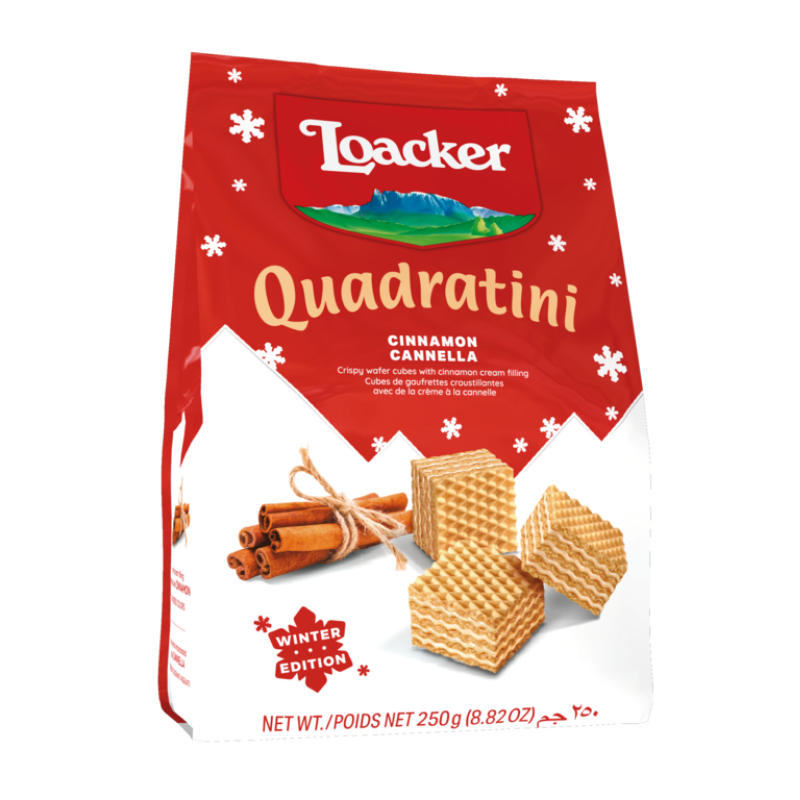 Loacker Quadratini Cinnamon 250g