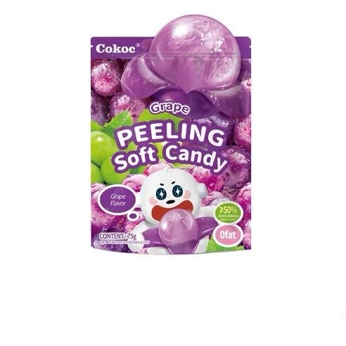 Cokoc Peeling Soft Candy Gummies Grape 75g
