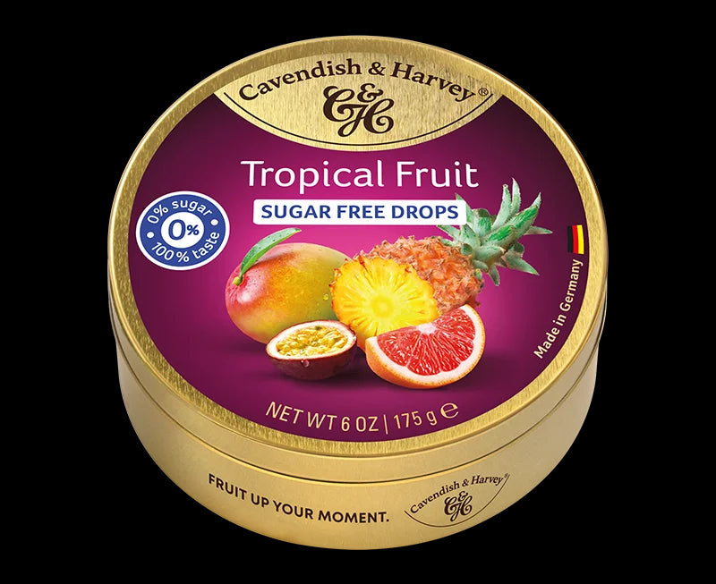 Cavendish & Harvey DROPS Sugar Free Tropical Drops NK 175g