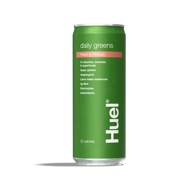 Huel  Daily Greens RTD - Peach & Hibiscus NK 330ml