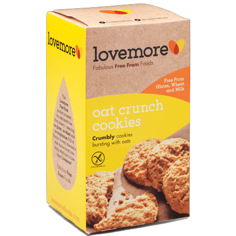 Lovemore Cookies Oat Crunch Cookies Case of 6 x 150g
