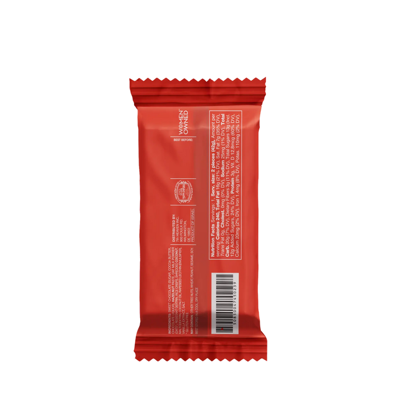 7th Heaven Hazelnut Cream and Rice Crisps Cream Cups Oat Milk Chocolate 42g