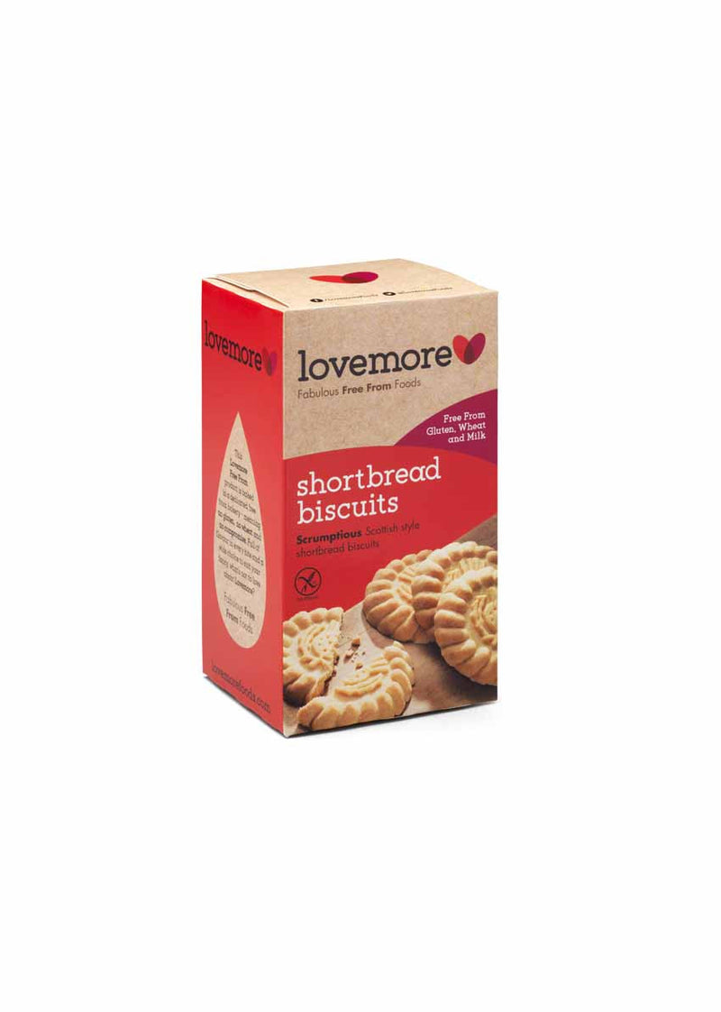 Lovemore Biscuits Shortbread Biscuits Case of  6 x 200g