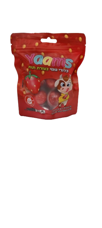 Yams Strawberry-Shaped Gummies  80g