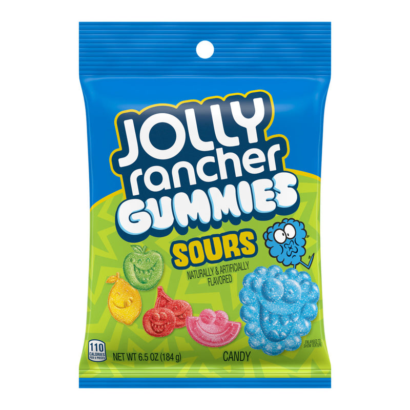 Jolly Rancher Gummies Sours Peg Bag NK 184g (6.5oz)